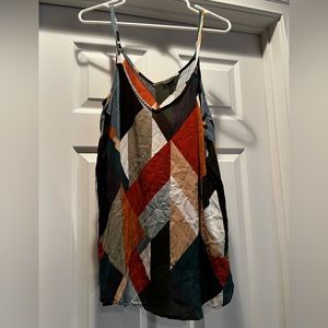 Size 0 torrid geometric spaghetti strap top